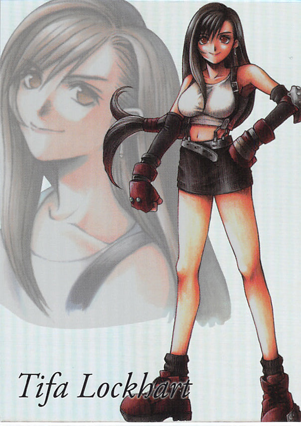 Final Fantasy Art Museum Trading Card - 1-003-2 Premium FOIL Art Museum Final Fantasy VII Anniversary Digital Plus: Tifa Lockhart (Variant) (Tifa Lockhart) - Cherden's Doujinshi Shop - 1