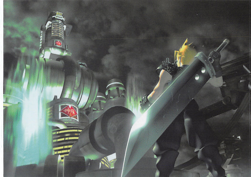 Final Fantasy Art Museum Trading Card - 1-010 Normal Art Museum Final Fantasy VII Anniversary Digital Plus: KEY Visual 1 (Cloud Strife) - Cherden's Doujinshi Shop - 1
