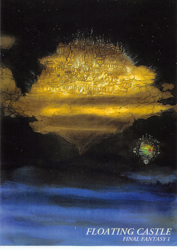 Final Fantasy Art Museum Trading Card - #012 Normal Art Museum Floating Castle (Final Fantasy I) (Floating Castle) - Cherden's Doujinshi Shop - 1
