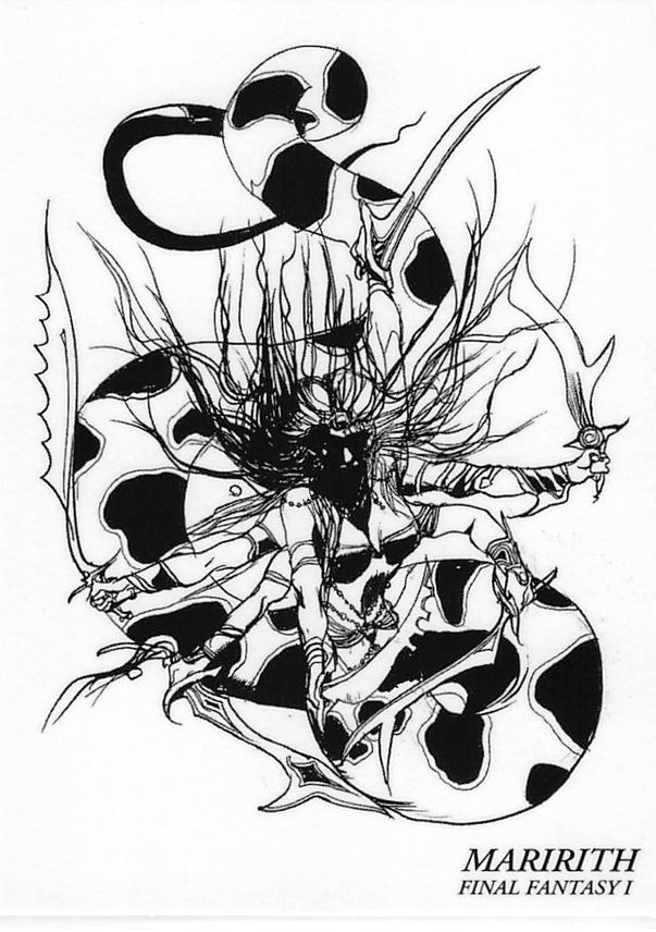 Final Fantasy Art Museum Trading Card - #015 Normal Art Museum Maririth (Final Fantasy I) (Marilith) - Cherden's Doujinshi Shop - 1