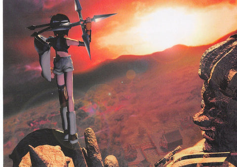 Final Fantasy Art Museum Trading Card - 1-018 Normal Art Museum Final Fantasy VII Anniversary Digital Plus: KEY Visual 9 (Yuffie Kisaragi) - Cherden's Doujinshi Shop - 1