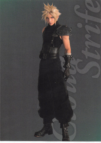 Final Fantasy Art Museum Trading Card - 1-019 Normal Art Museum Final Fantasy VII Anniversary Digital Plus Remake: Cloud Strife (Cloud Strife) - Cherden's Doujinshi Shop - 1