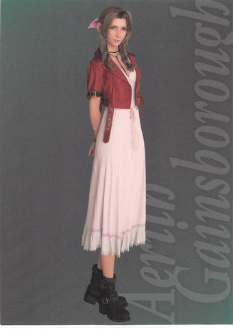 Final Fantasy Art Museum Trading Card - 1-020 Normal Art Museum Final Fantasy VII Anniversary Digital Plus Remake: Aerith Gainsborough (Aerith Gainsborough) - Cherden's Doujinshi Shop - 1