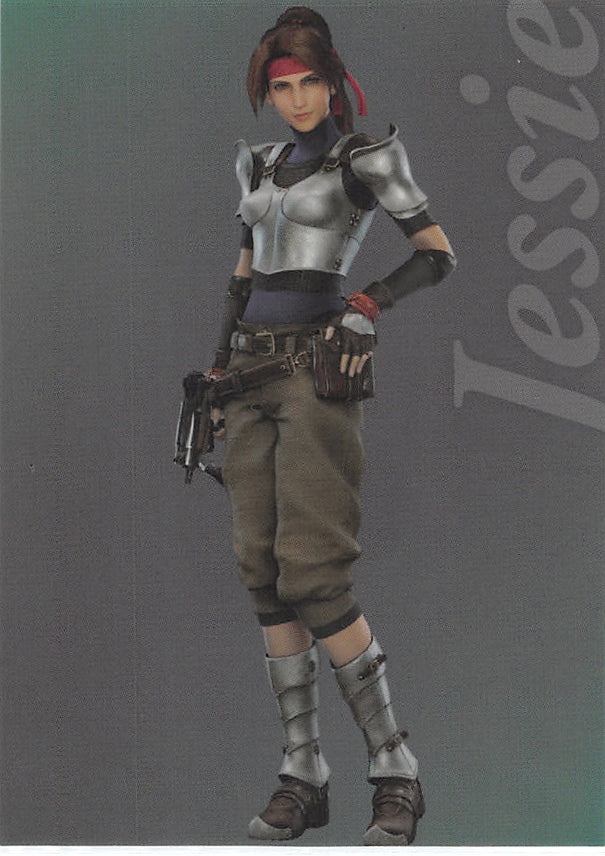 Final Fantasy Art Museum Trading Card - 1-027 Normal Art Museum Final Fantasy VII Anniversary Digital Plus Remake: Jessie (Jessie Rasberry) - Cherden's Doujinshi Shop - 1