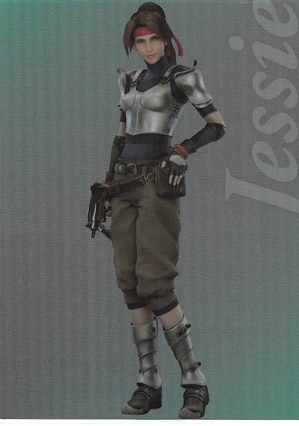 Final Fantasy Art Museum Trading Card - 1-027 Premium FOIL Art Museum Final Fantasy VII Anniversary Digital Plus Remake: Jessie (Jessie Rasberry) - Cherden's Doujinshi Shop - 1