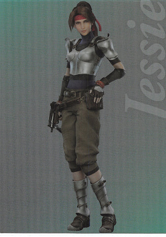 Final Fantasy Art Museum Trading Card - 1-027 Premium FOIL Art Museum Final Fantasy VII Anniversary Digital Plus Remake: Jessie (Jessie Rasberry) - Cherden's Doujinshi Shop - 1