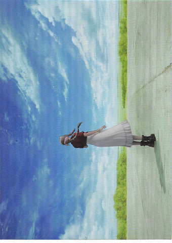 Final Fantasy Art Museum Trading Card - 1-030 Premium FOIL Art Museum Final Fantasy VII Anniversary Digital Plus Remake: KEY Visual 3 (Aerith Gainsborough) - Cherden's Doujinshi Shop - 1