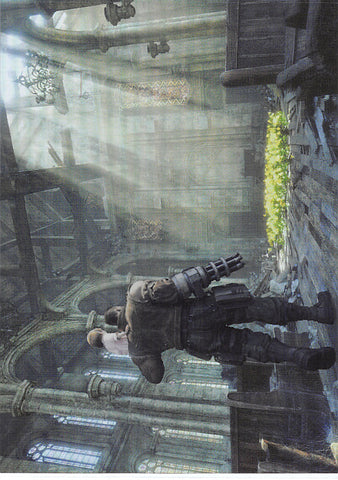 Final Fantasy Art Museum Trading Card - 1-032 Premium FOIL Art Museum Final Fantasy VII Anniversary Digital Plus Remake: KEY Visual 5 (Barret Wallace) - Cherden's Doujinshi Shop - 1