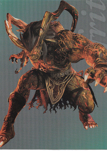 Final Fantasy Art Museum Trading Card - 1-037 Premium FOIL Art Museum Final Fantasy VII Anniversary Digital Plus Remake: Ifrit (Ifrit) - Cherden's Doujinshi Shop - 1