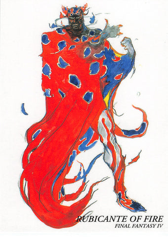 Final Fantasy Art Museum Trading Card - #043 Normal Art Museum Rubicante of Fire (Final Fantasy IV) (Rubicante) - Cherden's Doujinshi Shop - 1