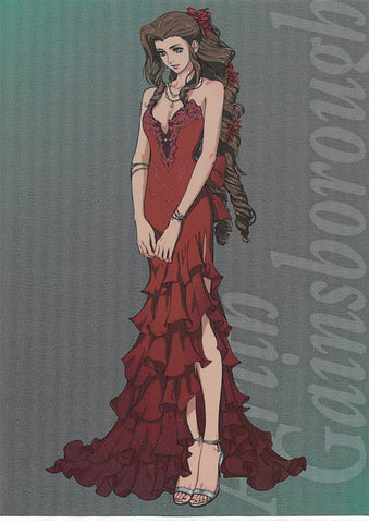 Final Fantasy Art Museum Trading Card - 1-047 Premium FOIL Art Museum Final Fantasy VII Anniversary Digital Plus Remake: Aerith Gainsborough (Aerith Gainsborough) - Cherden's Doujinshi Shop - 1