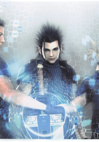 Final Fantasy Art Museum Trading Card - 1-057 Normal Art Museum Final Fantasy VII Anniversary Digital Plus Crisis Core: Key Visual 3 (Zack Fair) - Cherden's Doujinshi Shop - 1