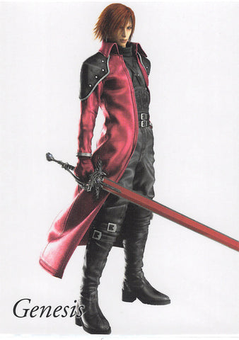 Final Fantasy Art Museum Trading Card - 1-058 Normal Art Museum Final Fantasy VII Anniversary Digital Plus Crisis Core: Genesis (Genesis) - Cherden's Doujinshi Shop - 1