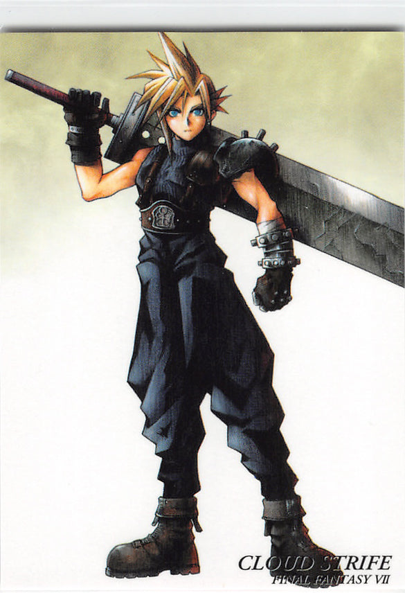 Final Fantasy Art Museum Trading Card - #064 Normal Art Museum Cloud Strife (Final Fantasy VII) (Cloud Strife) - Cherden's Doujinshi Shop - 1