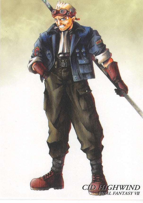 Final Fantasy Art Museum Trading Card - #069 Normal Art Museum Cid Highwind (Final Fantasy VII) (Cid Highwind) - Cherden's Doujinshi Shop - 1