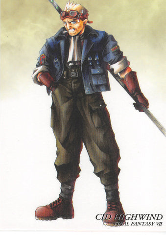 Final Fantasy Art Museum Trading Card - #069 Normal Art Museum Cid Highwind (Final Fantasy VII) (Cid Highwind) - Cherden's Doujinshi Shop - 1
