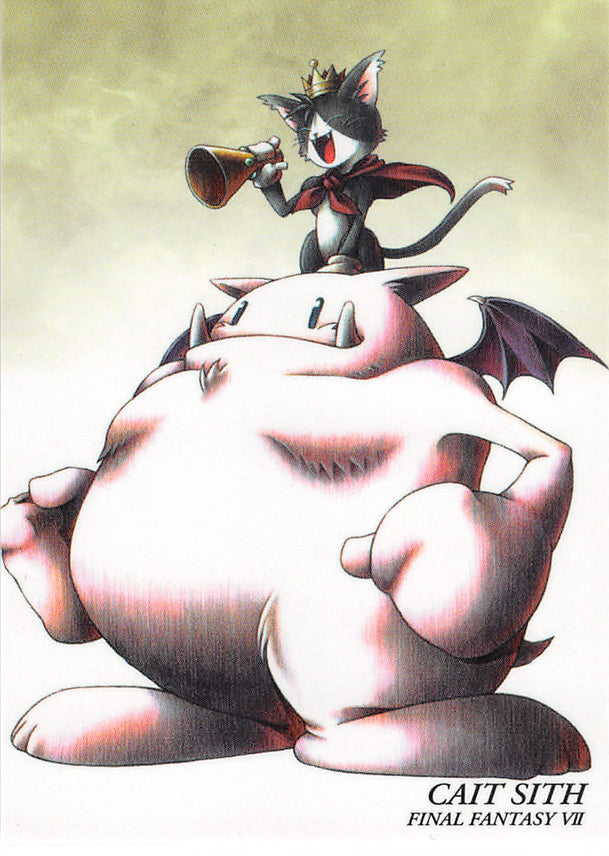 Final Fantasy Art Museum Trading Card - #070 Normal Art Museum Cait Sith (Final Fantasy VII) (Cait Sith) - Cherden's Doujinshi Shop - 1