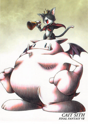 Final Fantasy Art Museum Trading Card - #070 Normal Art Museum Cait Sith (Final Fantasy VII) (Cait Sith) - Cherden's Doujinshi Shop - 1