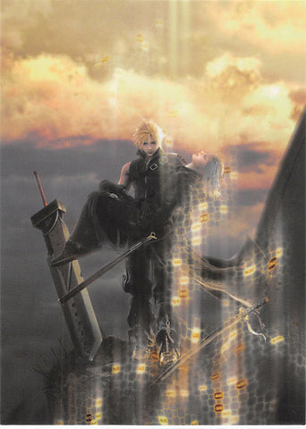 Final Fantasy Art Museum Trading Card - 1-081 Normal Art Museum Final Fantasy VII Anniversary Digital Plus Advent Children: KEY Visual 9 (Cloud Strife) - Cherden's Doujinshi Shop - 1