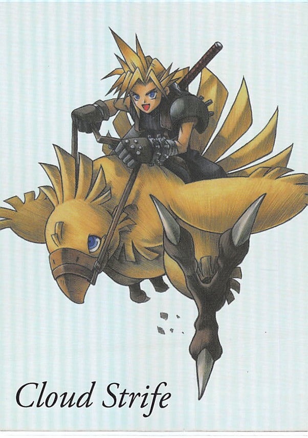 Final Fantasy Art Museum Trading Card - 1-091 Premium FOIL Art Museum Final Fantasy VII Anniversary Digital Plus: Cloud Strife (Cloud Strife) - Cherden's Doujinshi Shop - 1