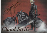 Final Fantasy Art Museum Trading Card - 1-100 Secret Art Museum (SIGNED FOIL) Cloud Strife (Cloud Strife) - Cherden's Doujinshi Shop - 1