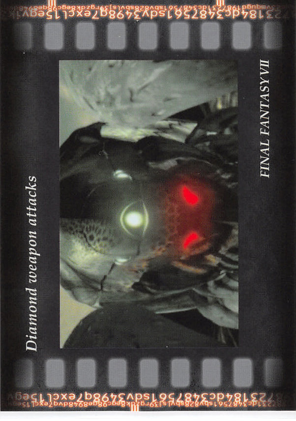 Final Fantasy Art Museum Trading Card - #123 Normal Art Museum Diamond weapon attacks (Final Fantasy VII) (Diamond Weapon) - Cherden's Doujinshi Shop - 1