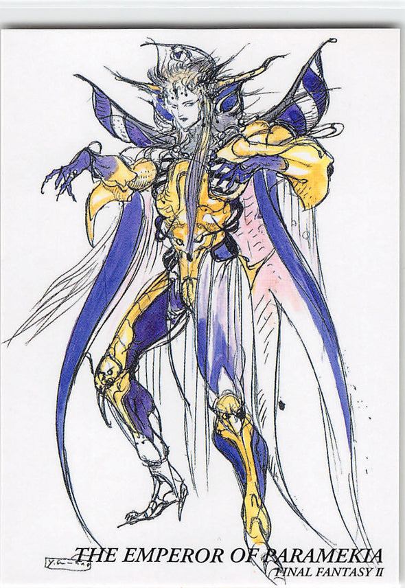 Final Fantasy Art Museum Trading Card - #162 Normal Art Museum The Emperor of Paramekia (Final Fantasy II) (Emperor of Palamecia) - Cherden's Doujinshi Shop - 1