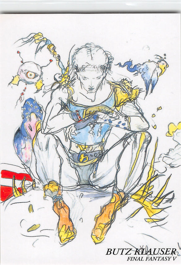 Final Fantasy Art Museum Trading Card - #166 Normal Art Museum Butz Klauser (Final Fantasy V) (Bartz Klauser) - Cherden's Doujinshi Shop - 1