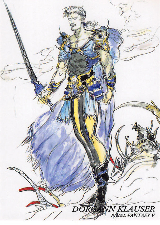 Final Fantasy Art Museum Trading Card - #171 Normal Art Museum Dorgann Klauser (Final Fantasy V) (Dorgann Klauser) - Cherden's Doujinshi Shop - 1