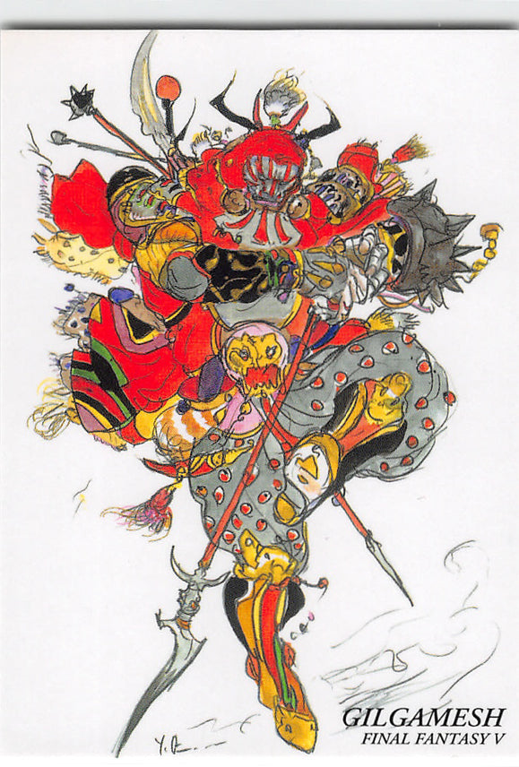 Final Fantasy Art Museum Trading Card - #175 Normal Art Museum Gilgamesh (Final Fantasy V) (Gilgamesh (Final Fantasy)) - Cherden's Doujinshi Shop - 1