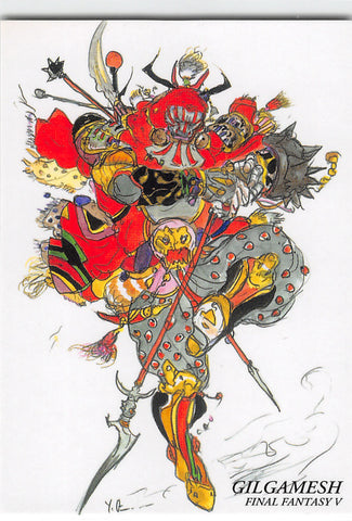 Final Fantasy Art Museum Trading Card - #175 Normal Art Museum Gilgamesh (Final Fantasy V) (Gilgamesh (Final Fantasy)) - Cherden's Doujinshi Shop - 1