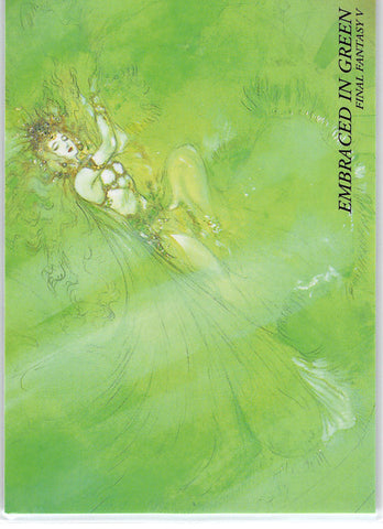 Final Fantasy Art Museum Trading Card - #188 Normal Art Museum Embraced in Green (Final Fantasy V) (Lenna Charlotte Tycoon) - Cherden's Doujinshi Shop - 1