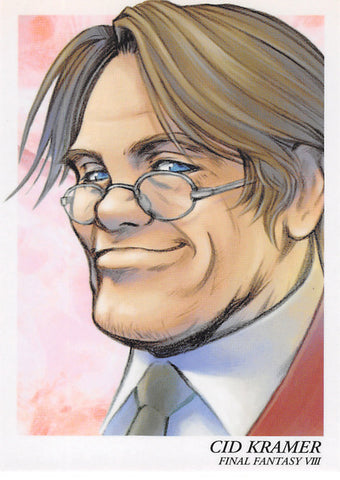 Final Fantasy Art Museum Trading Card - #219 Normal Art Museum Cid Kramer (Final Fantasy VIII) (Cid Kramer) - Cherden's Doujinshi Shop - 1