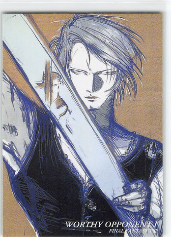 Final Fantasy Art Museum Trading Card - #226 Normal Art Museum Worthy Opponent I (Final Fantasy VIII) (Squall Leonhart) - Cherden's Doujinshi Shop - 1