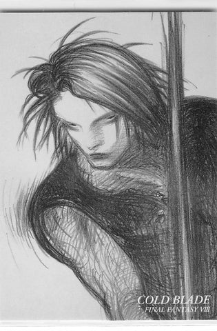 Final Fantasy Art Museum Trading Card - #227 Normal Art Museum Cold Blade (Final Fantasy VIII) (Squall Leonhart) - Cherden's Doujinshi Shop - 1