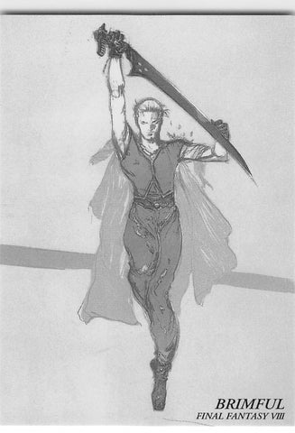 Final Fantasy Art Museum Trading Card - #232 Normal Art Museum Brimful (Final Fantasy VIII) (Seifer Almasy)