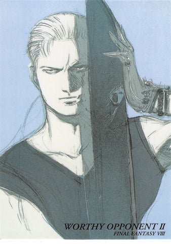 Final Fantasy Art Museum Trading Card - #234 Normal Art Museum Worthy Opponent II (Final Fantasy VIII) (Seifer Almasy) - Cherden's Doujinshi Shop - 1