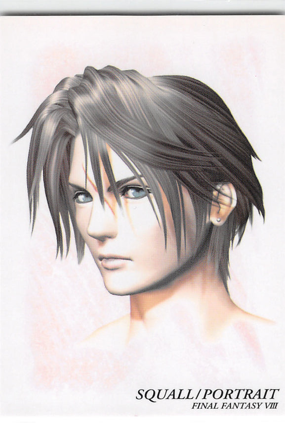 Final Fantasy Art Museum Trading Card - #271 Normal Art Museum Squall / Protrait (Final Fantasy VIII) (Squall Leonhart) - Cherden's Doujinshi Shop - 1