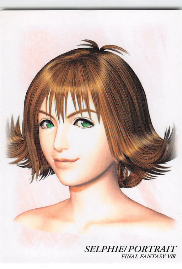 Final Fantasy Art Museum Trading Card - #277 Normal Art Museum Selphie / Portrait (Final Fantasy VIII) (Selphie Tilmitt) - Cherden's Doujinshi Shop - 1