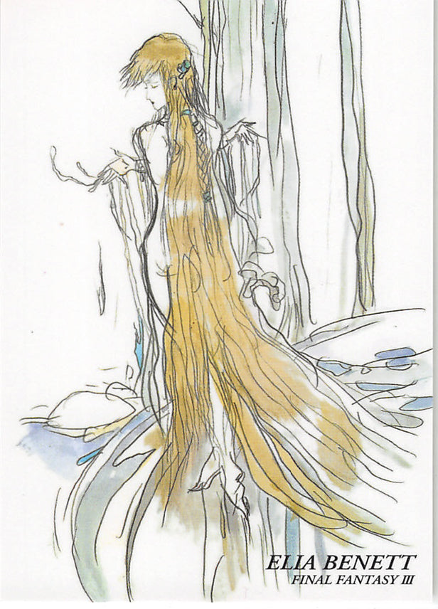 Final Fantasy Art Museum Trading Card - #301 Normal Art Museum Elia Benett (Final Fantasy III) (Aria Benett) - Cherden's Doujinshi Shop - 1