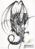 Final Fantasy Art Museum Trading Card - #312 Normal Art Museum Bahamut (Final Fantasy III) (Bahamut) - Cherden's Doujinshi Shop - 1