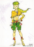 Final Fantasy Art Museum Trading Card - #340 Normal Art Museum Gau (Final Fantasy VI) (Gau) - Cherden's Doujinshi Shop - 1