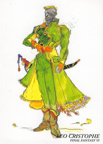 Final Fantasy Art Museum Trading Card - #348 Normal Art Museum Leo Cristophe (Final Fantasy VI) (Leo Cristophe) - Cherden's Doujinshi Shop - 1