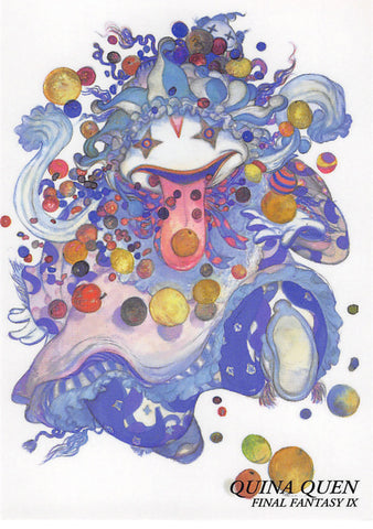 Final Fantasy Art Museum Trading Card - #375 Normal Art Museum Quina Quen (Final Fantasy IX) (Quina Quen) - Cherden's Doujinshi Shop - 1