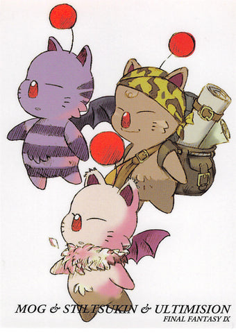 Final Fantasy Art Museum Trading Card - #380 Normal Art Museum Mog & Stiltsukin & Ultimision (Final Fantasy IX) (Mog) - Cherden's Doujinshi Shop - 1