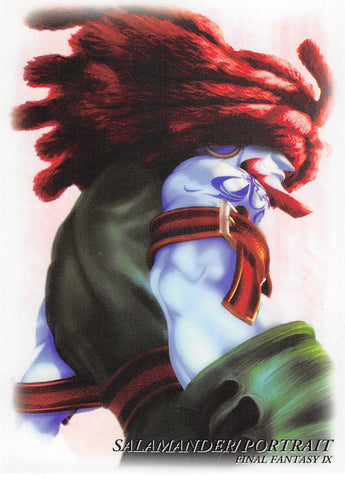 Final Fantasy Art Museum Trading Card - #422 Normal Art Museum Salamander / Portrait (Final Fantasy IX) (Amarant Coral) - Cherden's Doujinshi Shop - 1