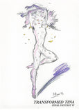 Final Fantasy Art Museum Trading Card - P-02 Normal Art Museum Transformed Tina (Final Fantasy VI) (Terra Branford) - Cherden's Doujinshi Shop - 1