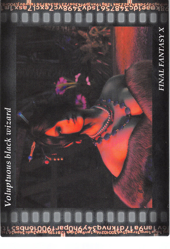 Final Fantasy Art Museum Trading Card - #492 Normal Art Museum Voluptuous black wizard (Final Fantasy X) (Lulu) - Cherden's Doujinshi Shop - 1