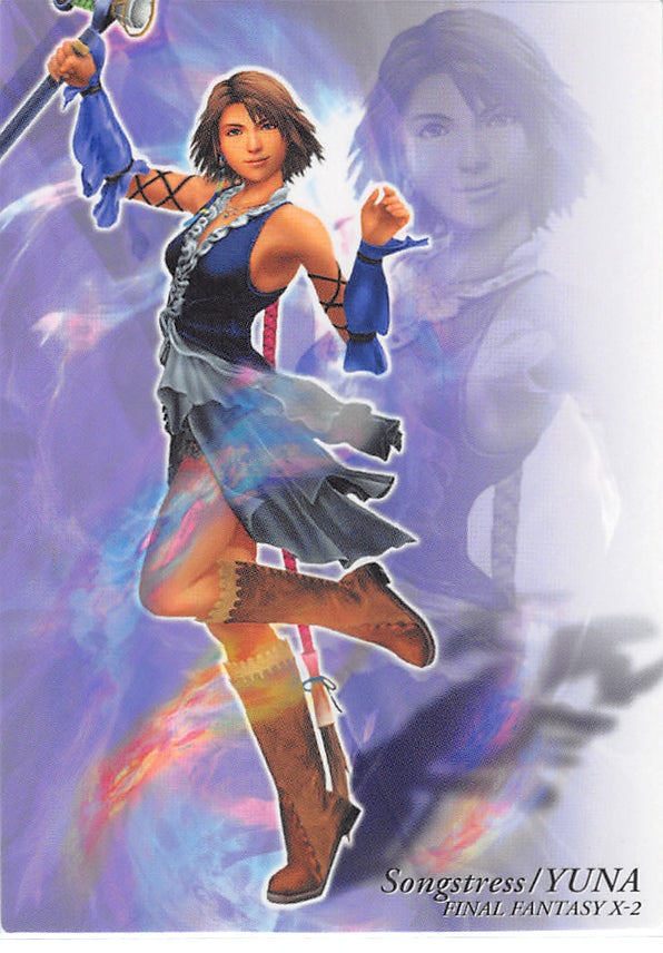 Final Fantasy Art Museum Trading Card - #595 Normal Art Museum Songstress / Yuna (Final Fantasy X-2) (Yuna) - Cherden's Doujinshi Shop - 1