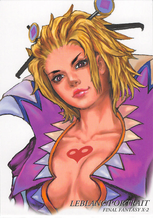 Final Fantasy Art Museum Trading Card - #637 Normal Art Museum Leblanc / Portrait (Final Fantasy X-2) (Leblanc) - Cherden's Doujinshi Shop - 1